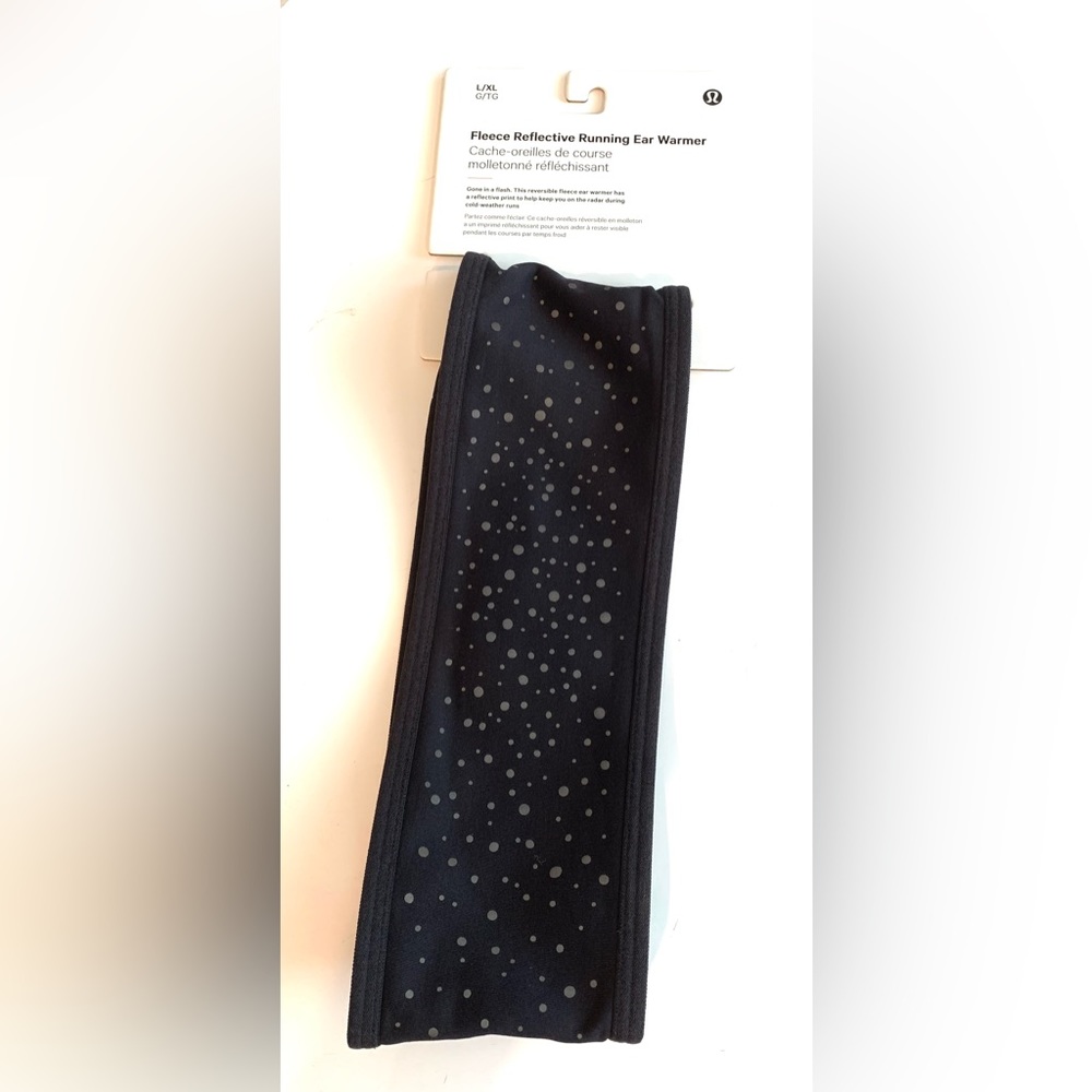 NWT LULULEMON Black Run for It All Earwarmer Ear Warmer Set-My-Ponytail-Free